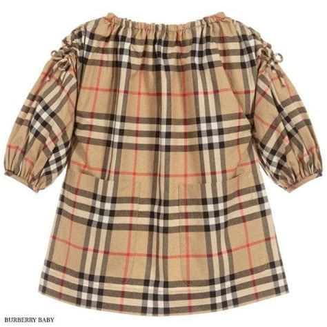 burberry dress baby girl long sleeve|baby girl burberry dress sale.